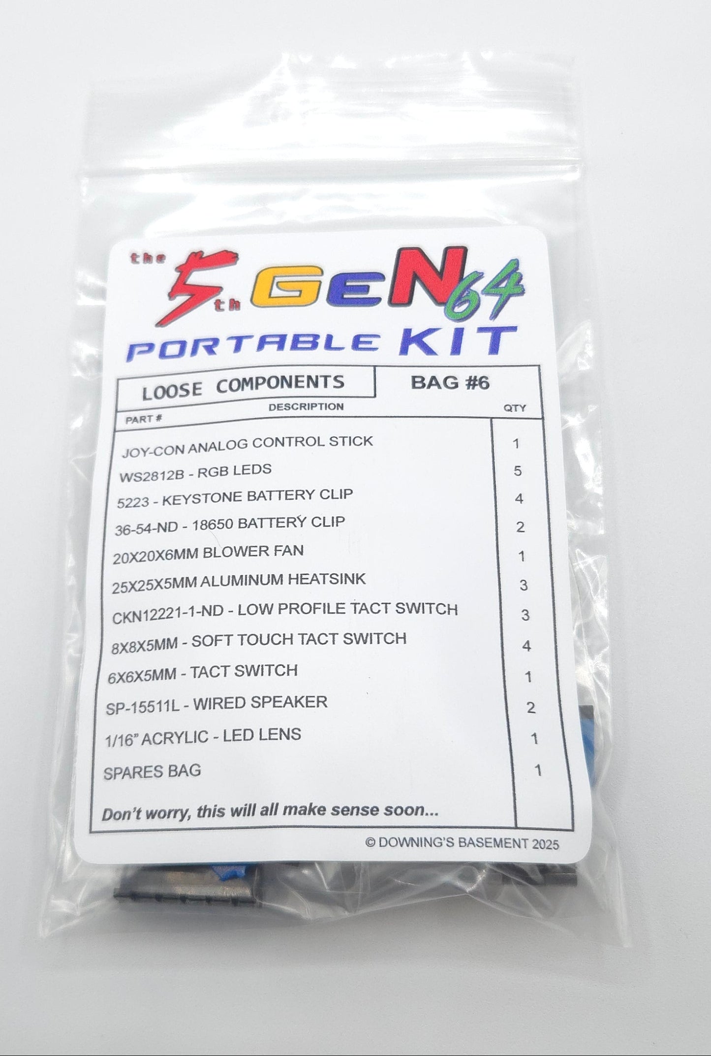 Replacement - Bag #6 - Loose Components