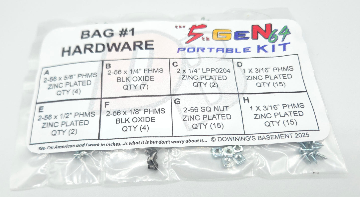 Replacement - Bag #1 - Hardware