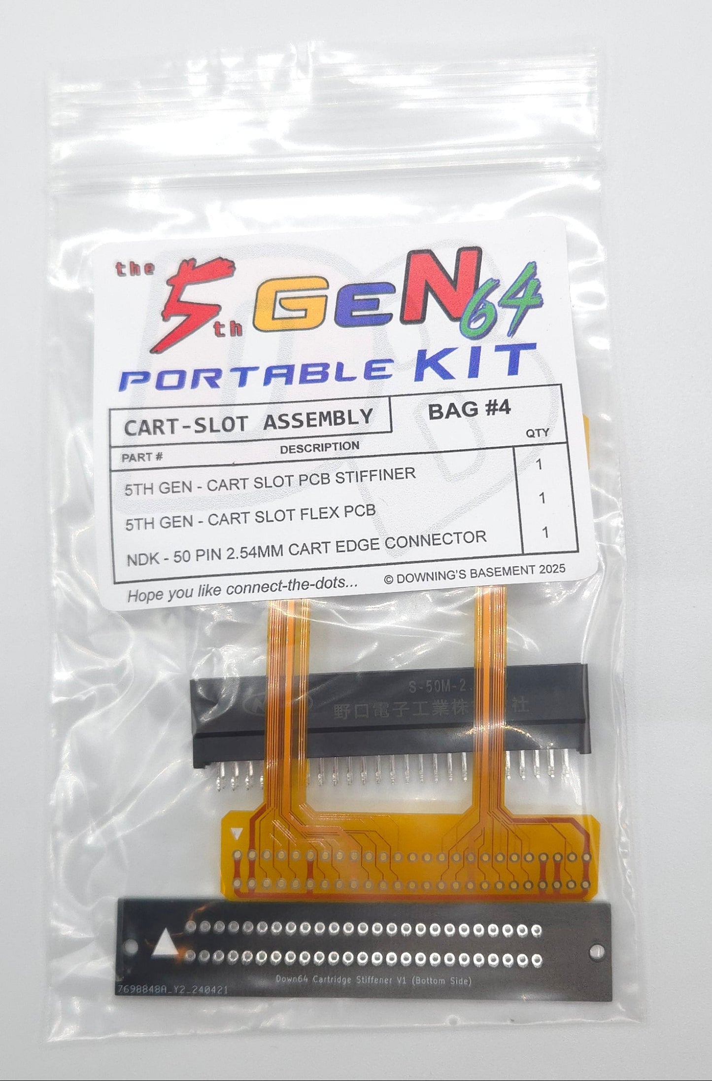Replacement - Bag #4 - Cart Slot Assembly