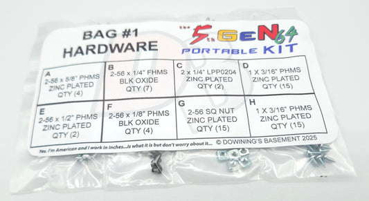 Replacement - Bag #1 - Hardware