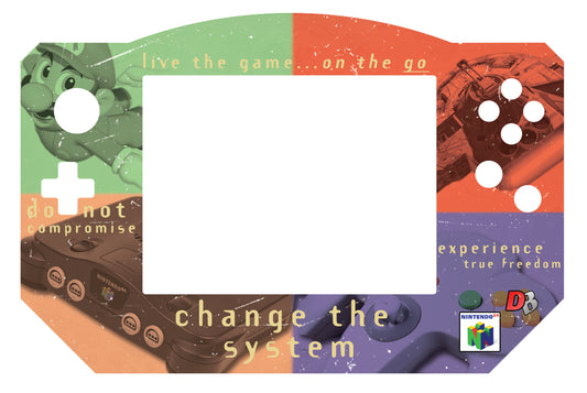Replacement - Front Face Decal - "Change The System"